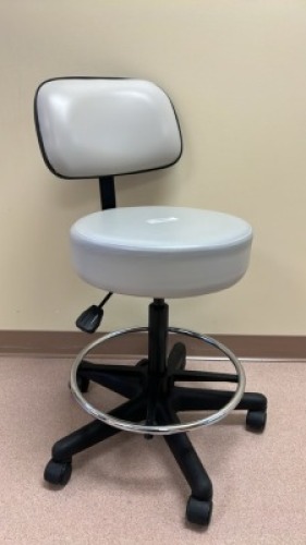 AIR LIFT HAND OPERATED PHYSICIAN STOOL