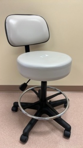 AIR LIFT HAND OPERATED PHYSICIAN STOOL