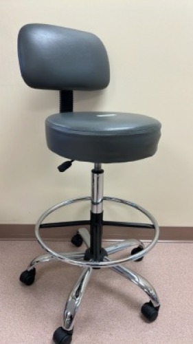 AIR LIFT HAND OPERATED PHYSICIAN STOOL