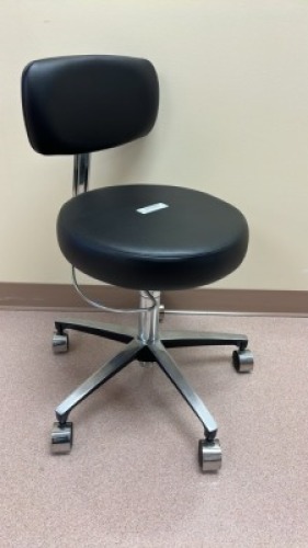 MIDMARK M/N 277-001-312 AIR LIFT HAND OPERATED PHYSICIAN STOOL