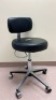 MIDMARK M/N 277-001-312 AIR LIFT HAND OPERATED PHYSICIAN STOOL