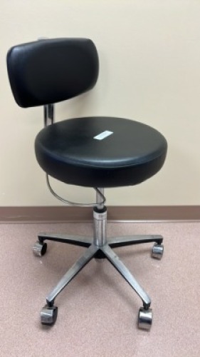 MIDMARK M/N 277-001-312 AIR LIFT HAND OPERATED PHYSICIAN STOOL
