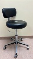 MIDMARK M/N 277-001-312 AIR LIFT HAND OPERATED PHYSICIAN STOOL