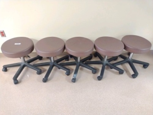 MIDMARK RITTER M/N 195-001-209 AIR LIFT EXAM STOOL, QTY. (5)