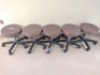 MIDMARK RITTER M/N 195-001-209 AIR LIFT EXAM STOOL, QTY. (5)