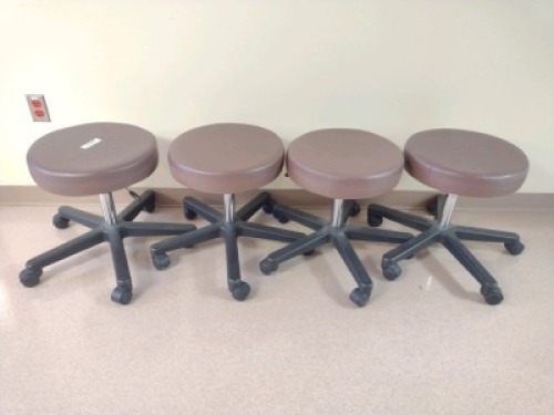 MIDMARK RITTER M/N 195-001-209 AIR LIFT EXAM STOOL, QTY. (4)