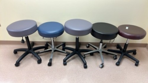 PHYSICIAN STOOL, QTY. (5)