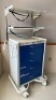 ARMSTRONG MEDICAL A-SMART CART SYSTEM WITH SECURITY KEYPAD, SHELVING (TWB)