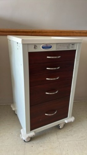 ARMSTRONG MEDICAL A-SMART CART SYSTEM WITH SECURITY KEYPAD (SSBROWN)