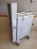 WATERLOO HEALTHCARE MEDLINE CART SYSTEM WITH SECURITY KEYPAD, GLASS DOOR CABINET (TWTEEL) - 2