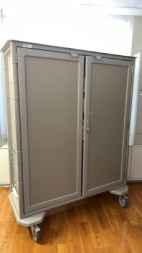HERMAN MILLER P/N CT272.104 DOUBLE DOOR SUPPLY CART