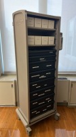HERMAN MILLER ROLL-TOP DOOR SUPPLY CART
