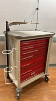 MILCARE GENERAL MEDICAL CART WITH TRAY