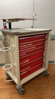 MILCARE GENERAL MEDICAL CART WITH TRAY