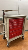 MILCARE GENERAL MEDICAL CART WITH TRAY