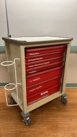 MILCARE GENERAL MEDICAL CART (NO TRAY)