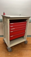 MILCARE GENERAL MEDICAL CART (NO TRAY)-MISSING DRAWER