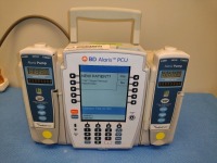 CAREFUSION BD ALARIS 8015 CPU UNIT WITH QTY (2) CARDINAL HEALTH ALARIS 8100 SERIES INFUSION PUMP