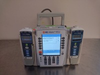 CAREFUSION BD ALARIS 8015 CPU UNIT WITH QTY (2) CARDINAL HEALTH ALARIS 8100 SERIES INFUSION PUMP