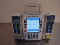 CAREFUSION BD ALARIS 8015 CPU UNIT WITH QTY (2) CARDINAL HEALTH ALARIS 8100 SERIES INFUSION PUMP