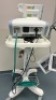 PHILIPS RESPIRONICS V60 VENTILATOR WITH DIGITAL AUTO-TRAK SENSITIVITY ON CART WITH FISHER & PAYKEL MR850JHU RESPIRATORY HUMIDIFIER - 4