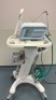 PHILIPS RESPIRONICS V60 VENTILATOR WITH DIGITAL AUTO-TRAK SENSITIVITY ON CART WITH FISHER & PAYKEL MR850JHU RESPIRATORY HUMIDIFIER - 7