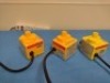 BIN OF BRASS SLEEVED 50 PSI O2 REGULATORS - 4