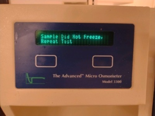 ADVANCED INSTRUMENTS 3800 MICRO OSMOMETER