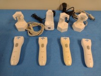 MEDLINE DYND70800 SURGICAL CLIPPER HANDLE WITH CHARGING DOCK, QTY. (4)