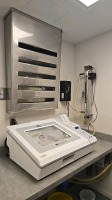 STERIS SYSTEM 1E SCOPE STERILIZATION SYSTEM WITH VIQUA PRO20 CONTROLLER, AQUAFINE STERI UV5 A1579 ULTRAVIOLET DISINFECTION UNIT, SCOPE STERILIZATION CASES, MOBILE STAINLESS STEEL CART, PREFILTER REPLACEMENT CARTRIDGES (DEINSTALL REQUIRED)