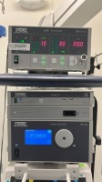 KARL STORZ ARTHROSCOPY SYSTEM TO INCLUDE: 264320 20 SCB THERMOFLATOR, TC 201 IMAGE 1 S CONNECT II CAMERAL PROCESSOR, TC 300 IMAGE 1 S H3-LINK, TL 300 POWER LED 300 LIGHT SOURCE, OR 1 ESSENTIAL NEO MLS SYSTEM, SCALE OR VIDEO SCALING UNIT, SONY UP-DR80MD DI