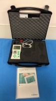 B BRAUN STIMUPLEX HNS 12 NERVE STIMULATOR WITH LEADS, CASE