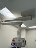 BERCHTOLD TELETOM CEILING MOUNT EQUIMPMENT AND ANESTHESIA BOOM