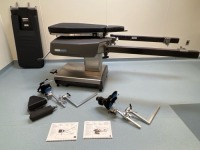 STERIS AMSCO ORTHOVISION ORTHOPEDIC AND FRACTURE TABLE WITH ATTACHMENTS
