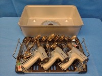 STRYKER DRILL REAMER TRAY STRYKER SYSTEM 8 POWER INSTRUMENT SET TO INCLUDE 8203 ROTARY DRILL, 8206 RECIP SAW, 8208 SAGITTAL SAW HANDPIECES & ATTACHMENTS