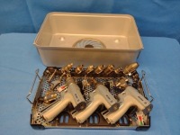 STRYKER DRILL REAMER TRAY STRYKER SYSTEM 8 POWER INSTRUMENT SET TO INCLUDE 8203 ROTARY DRILL, 8206 RECIP SAW, 8208 SAGITTAL SAW HANDPIECES & ATTACHMENTS