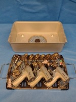 STRYKER DRILL REAMER TRAY STRYKER SYSTEM 8 POWER INSTRUMENT SET TO INCLUDE 8203 ROTARY DRILL, 8206 RECIP SAW, 8208 SAGITTAL SAW HANDPIECES & ATTACHMENTS