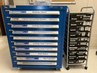 SYNTHES STANLEY VIDMAR ORTHOPEDIC IMPLANT CART WITH CONTENTS