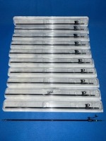 KARL STORZ 33300 LOT OF CLICKLINE INSULATED OUTER TUBES