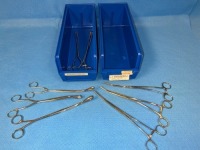 LOT OF PACKING & PLACENTA FORCEPS