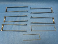 LOT OF 5 FORCEPS AND INSTRUMENT HOLDERS