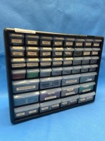 LOT OF ASSORTED INSTRUMENT TIP CAPS IN CASE