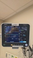 MINDRAY PASSPORT 12 PATIENT MONITOR WITH LEADS, WALL MOUNT