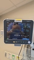 MINDRAY PASSPORT 12 PATIENT MONITOR WITH LEADS, WALL MOUNT