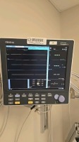 MINDRAY DATASCOPE PASSPORT V PATIENT MONITOR WITH LEADS, WALL MOUNT