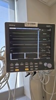 MINDRAY DATASCOPE PASSPORT V PATIENT MONITOR WITH LEADS, WALL MOUNT