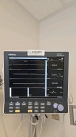 MINDRAY DATASCOPE PASSPORT V PATIENT MONITOR WITH LEADS, WALL MOUNT
