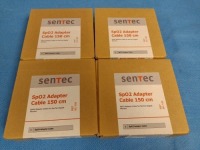 SENTEC REF SC-150 SPO2 ADAPTER CABLE 150 CM FOR: SUN TEC DIGITAL MONITOR, QTY. (4)