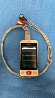 MINDRAY TD60 TELEMETRY TRANSMITTER WITH LOT NO. EY6511B LEAD WIRES