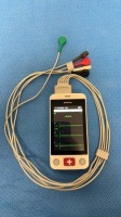 MINDRAY TD60 TELEMETRY TRANSMITTER WITH LOT NO. EY6511B LEAD WIRES